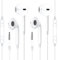 2er-Pack Kopfhörer mit Kabel, In-Ear-Kopfhörer mit Mikrofon und Lautstärkeregler, HiFi-Stereo-Ohrhörer mit Geräuschisolierung und universellem 3,5-mm-Stecker für Samsung, iPhone, iPod, PC, Laptop usw.