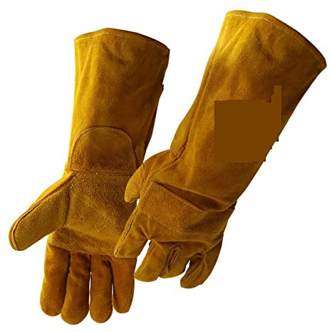 Soldadura protector de palma exclusivo, guantes de soldadura for proteger los guantes de soldadura de protección de las manos Guantes de soldadura de cuero, Accesorios de soldadura