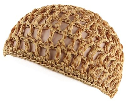 NVOQILIN Bonnet au crochet tissé à la main avec maille creuse, bonnet tricoté doux pour femme, accessoires décontractés pour perruques, kaki, Taille Unique