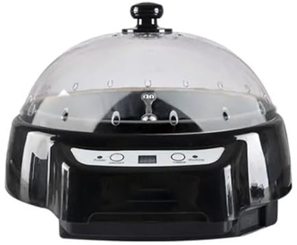 Tostador de café inteligente for el hogar, molinillo de granos de café, tostador de semillas de melón, pequeño electrodoméstico for cocinar palomitas de maíz(Nero)