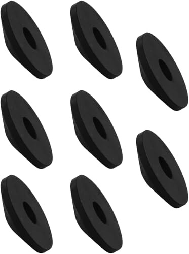 8 raccordi per sedile WC, rondelle in gomma antiscivolo M8, strumento di serraggio per cerniere del WC, kit di fissaggio con rondelle coniche di ricambio