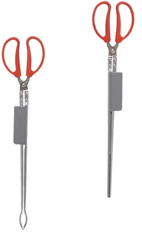 ARTSEWPLY Pinza per Aragosta e Granchio in Acciaio Inox 52 CM Set 2 Pezzi Clip Antiscivolo per Anguille Accessorio da Cucina Leggero e Portatile per Uso Esterno e Domestico