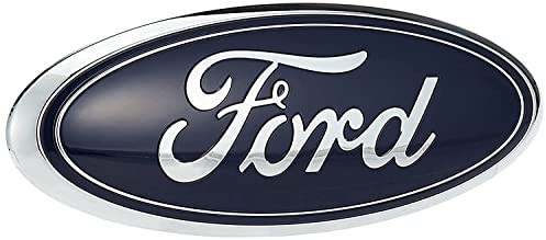 Ford AA8Z-9942528-A Nameplate DARK BLUE, 9 x 3.5 INCHES