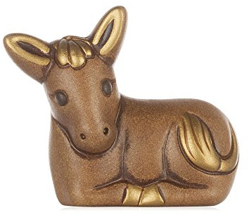THUN - Asinello Marrone - Statuine Presepe Classico - Ceramica - I Classici