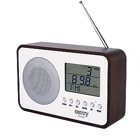 Camry CR-1153 Radio Digital Estilo Retro, FM, AC/DC, Reloj
