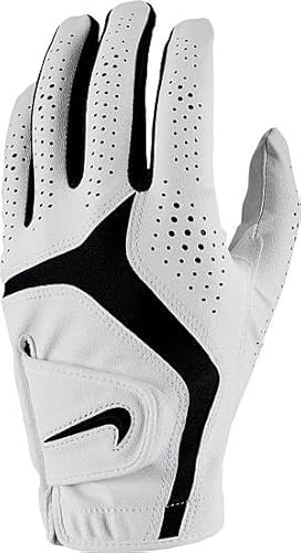 Nike Dura Feel X 2 Pack Golf Gloves for Left Hand White | White | Black Medium/Large