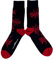 Slipknot Socken Band Logo and Nonagram offiziell Unisex Schwarz (UK SIZE 7.5 - UK Size 7-11