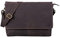 TALED Leder Umhängetasche Herren & Damen I Echtleder Laptoptasche bis 15 Zoll I Messenger Bag mit Schultergurt I Schultertasche I Arbeitstasche I Tragetasche I Handtasche I Nature Dunkelbraun