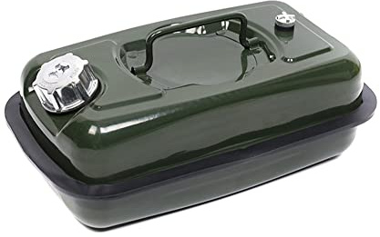 Benzinkanister Metall,Asudaro 3L 5L Kraftstoffkanister Treibstoff Kanister Metallkanister Reservekanister Auslaufsicher Benzin Kanister mit Griff für Wasser Benzin Öl Wasser Alkohol 3L Aluminiumdeckel