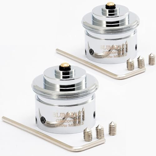 BLUMKRAFT Set di 2 adattatori per radiatori Giacomini 22,6 mm, 2 tacche a M30 x 1,5 per termostato/testa termostatica M30 x 1,5 maschio