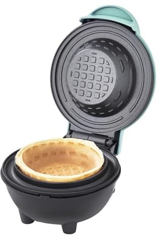 Gaufrier à Cornets | avec Revêtement Antiadhésif 350W - Machine À Gaufres Pour Bols À Cornets De Glace,Pour Anniversaire Noël Fête Vacances Dessert Maison Petit Déjeuner Adultes