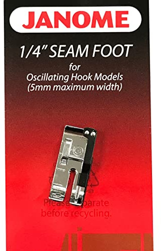 Janome 1/4 Seam Foot Ozcillating Hook Models (5mm Maximum Width)