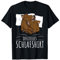 Offizielles Schlafshirt Wildschwein Keiler Jäger T-Shirt