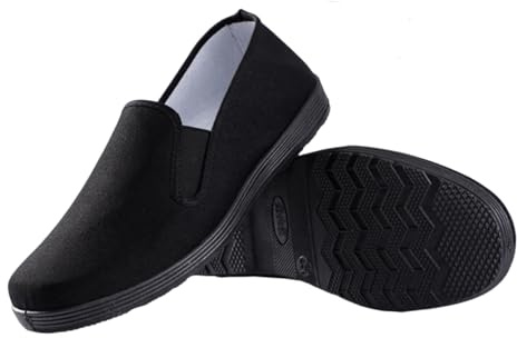 Chaussures De Tai-Chi Pour Arts Martiaux,Chinois Kung Fu Pantoufles,Chaussures De Kung Fu Pour Homme,Doux,Confortable Et Respirant,LéGer,Flexible Et Durable,Convient Pour IntéRieur/ExtéRieur