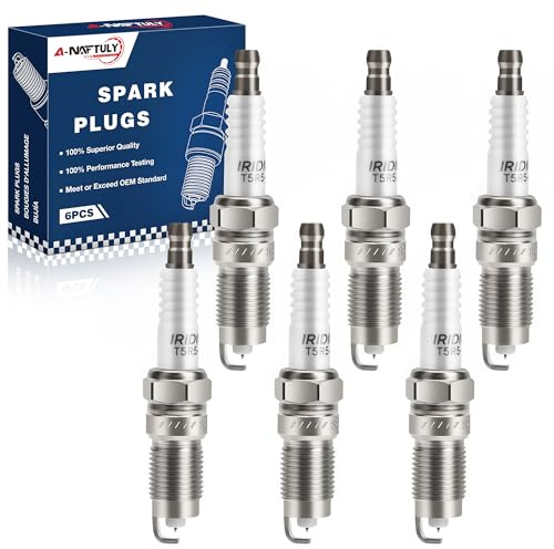 Iridium Spark Plugs 6 Pack 7316 TR551IX 7159 TR551GP Fits for 1998-2008 Ford F150 4.2 Ranger Mustang Explorer E150 E250 Econoline Thunderbird Taurus, Mercury Mountaineer, Land Rover LR3