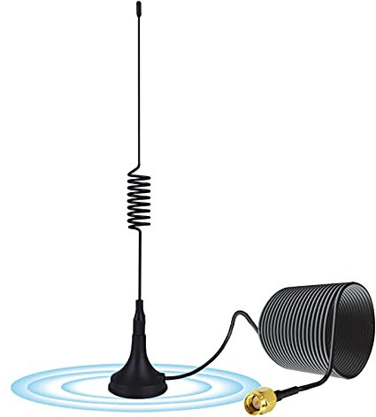 SMA Antena 4G LTE 10dBi Omnidireccional Antena de red con conector SMA Male, base magnética, para 3G/4G/5G/GSM/GPRS/LTE/Router 4G/Tim Vodafone/módem/cámara