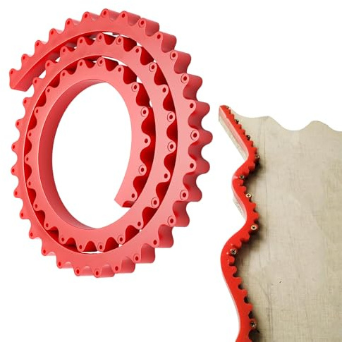 Bande de Profilage pour le Travail du Bois,2 m Modèle de Courbe Flexible Pour un Travail Précis du Bois,Outil de Contour,Règle Courbe Flexible Pour la Découpe et le Façonnage