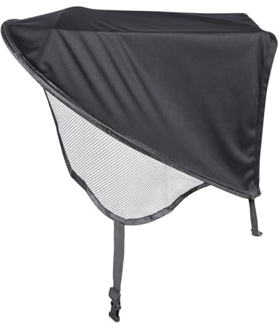 ARTSEWPLY Parasol de Licra para Cochecito de Ñiño Protección Solar Uv, Diseño Alargado y Fácil Instalación para Uso al Aire Libre, Resistente al Viento en Color Negro