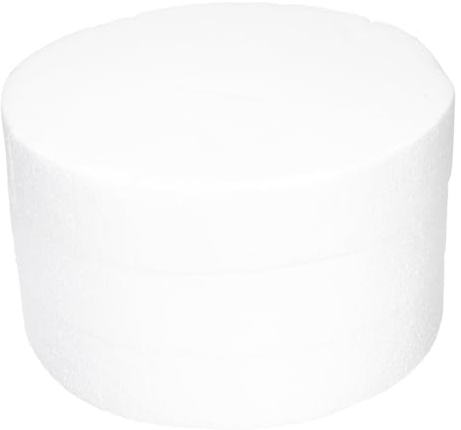 Homoyoyo 3 Pezzi Dischi di Schiuma Rotondi 250Mm X 50Mm per Decorazioni Floreali Fai da Te Materiali per Artigianato e Centrotavola Base Sicura per Composizioni e Allestimenti Festa