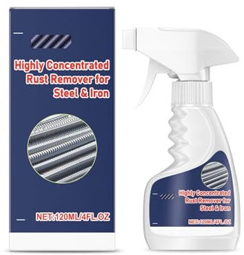 Spray eliminador de óxido, removedor de óxido altamente concentrado para acero y hierro, aerosol inmediato para disolver el óxido, forma película protectora, disolvente de óxido para piezas metálicas