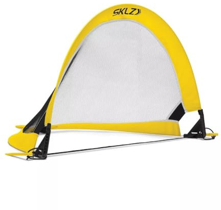 SKLZ Playmaker Portable Pop-Up Goal Set for Training and Pickup Games (Includes 2 Goals)