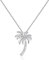 Generies Tropical Beach Jewelry CZ Palm Tree Pendant Necklace Hawaii Bridal Beach Wedding Jewelry Bridesmaid Gifts (tree necklace)