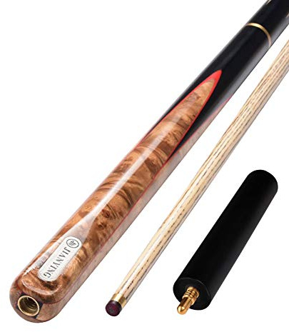 Biljardkö Handgjord Snooker Cue 3/4 Jointed 3 Piece 19oz Ask Shaft Pool Biljard Stick Med CUE Case Och Extension(Size:10MM,Color:#1)