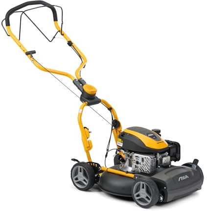 STIGA Multiclip 547 S Tagliaerba a Scoppio, 123 cc, 45 cm – Mulching Integrato, Manubrio Fulcrum Regol. – Prati