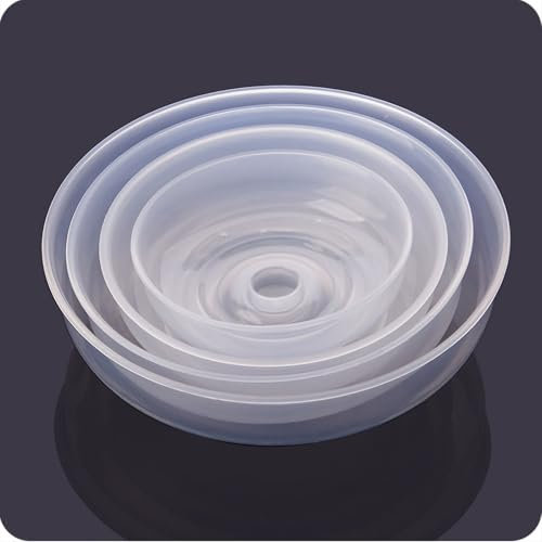 Cubierta para Salpicaduras de Microondas para Protección de Alimentos, Cubierta Transparente para Platos de Microondas con Asa para Cocina Casera (Large size 20cm)