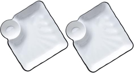 Cabilock Set Di 2 Piatti Da Portata in Ceramica Per Sushi Giapponese Per Occasioni Festive