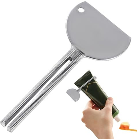 Niesel Spremidentifricio,Spremidentifricio manuale - Strizzatoio per tubi per vernice,Dispenser spremitore per tubi di dentifricio in metallo per risparmiare vernice per creme detergenti per il viso e