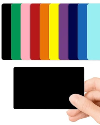 Svarta tomma PVC-kort plast – paket med 100 av CKB LTD 760 mikron standard CR80 ID-kortstorlek 86 x 54 mm – utskrivbar, idealisk för överutskrift i alla stationära ID-kortskrivare (svart glans)