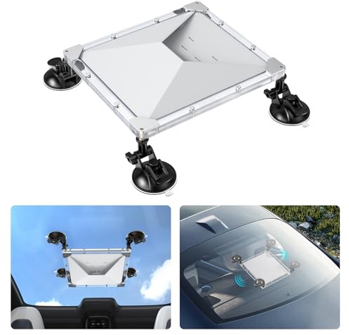Support Starlink Mini, ventouse 2 en 1 pour voiture avec étui de protection pour Star link Mini, fixation solide et sécurisée pour vitres et toits ouvrants de voiture, accessoire Starlink