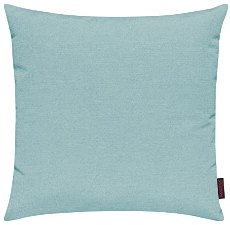 Fino Kissenhülle ca. 50 x 50 cm hochwertig & knitterarm Farbe (31 Mint) 1 Stück