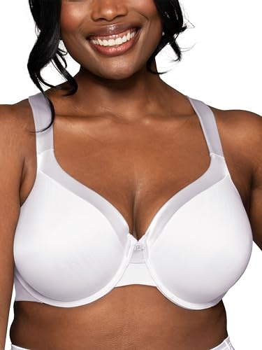 Vanity Fair Women's Illumination Full Figure Zoned-In Support Bra 76338, Star White, 36C