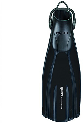 Mares Avanti Quattro+, Aletas de Buceo Zapata Abierta, Adulto, Negro, XL 44 y 48