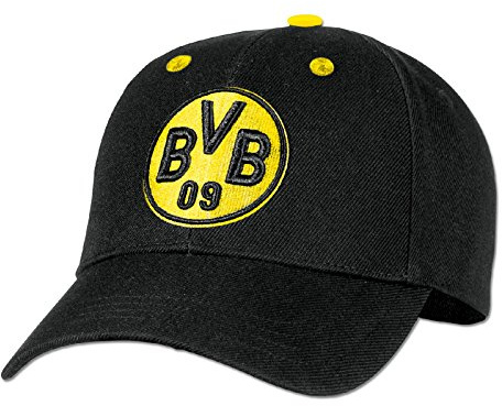 Dortmund Borussia Herren BVB-Kappe (Schwarzgelb) Kappe, Schwarz/gelb, Einheitsgr??e EU