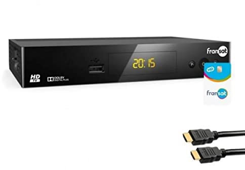 Terminal RÉCEPTEUR Satellite EUTELSAT DSR3031F FRANSAT + HDMI+ Carte FRANSAT