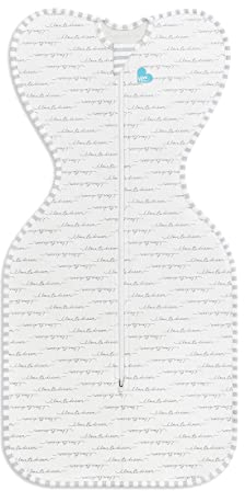 Love To Dream Swaddle Up, Neugeborene 2,2–3,8 kg – Weiß, Enge Passform, unterstützt gesunden Schlaf, 1,0 Tog für 20–24 °C, maschinenwaschbare Baumwolle, Von Hebammen empfohlen Doppelreißverschluss