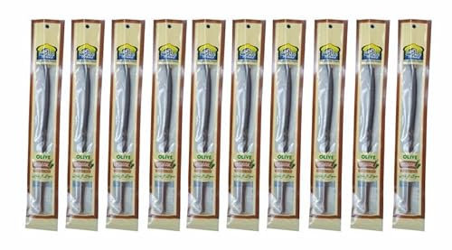 Natural Fresh Moist Vacuum-Packed Olive Miswak (10 Sticks) - Tooth and Gum Care (Natural Flavor) (10)