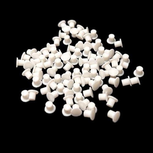 repairy Abdeckkappen passend für das IKEA Billy Regal 220 Stück Bohrloch ⌀ 3,5mm Weiß Slim