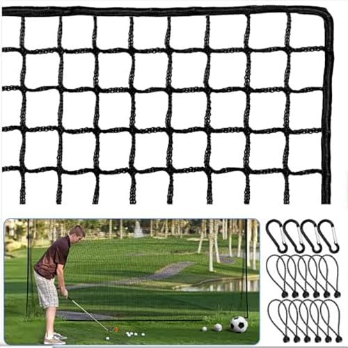 NEWFUN Filet Golf, 3x3M Filet de Golf Practice，Filet de Protection Réglable pour l'arrière-Cour, Filet de Golf,de Baseball, de Hockey pour l'entraînement, pour l'intérieur et l'extérieur du Jardin