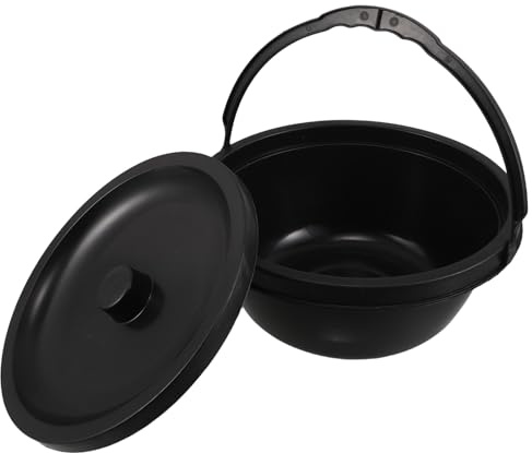 MOTHNUR Pot de Lit pour Personnes Âgées avec Couvercle Seau Hygiénique Robuste Ergonomique pour Fauteuil Roulant Toilette de Chevet Confortable pour Adultes et Seniors