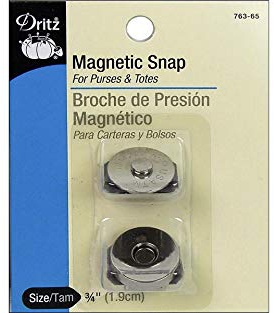 Dritz 763-65 Magnetic Snap, 3/4-Inch, Nickel