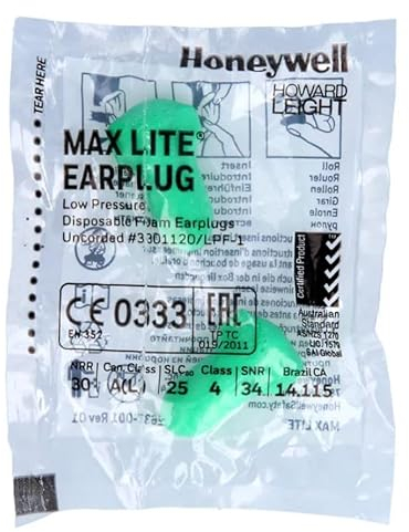20 Pairs of Howard Leight Max Lite Ear Plugs