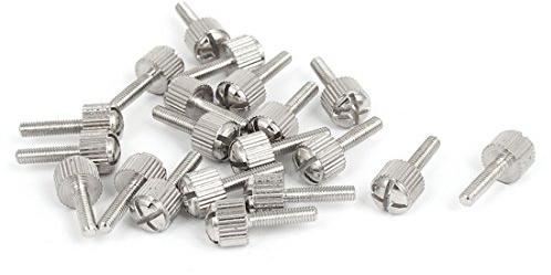 uxcell a15121000ux0215 Computer PC Case Metal Knurled Head Phillips Thumb Screw M3x12mm (Pack of 20)