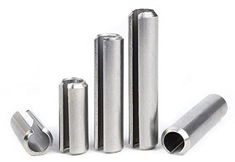 JINTEXIN Goupille, goupille élastique en acier inoxydable 304, goupille cylindrique GB879 goupille creuse de positionnement ouvert, goupille fendue m12, goupille à ressort-M12*60mm*3 pièces