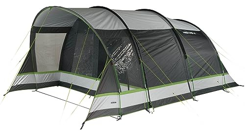 High Peak Tunneltent Garda 5.0, 5 Persoons, 2,1 m Stahoogte, 4.000 mm wasserdicht