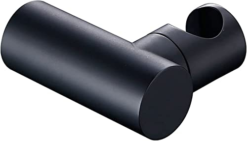 YRUIIA Handbrause Halterung Drehbar Verstellbar Duschhalterung Messing Duschkopfhalterung Brausehalter Matt-schwarz Duschbrause Halterung für Handbrause Duschkopf Halter