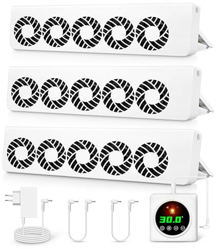 EcoCalm Värmefläkt för Radiatorer Trio Set